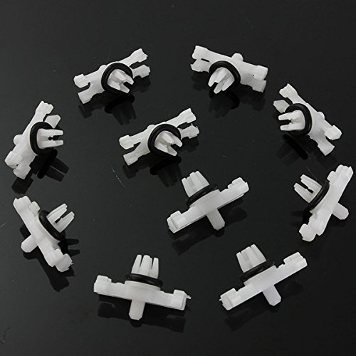 C-FUNN 10Xcar Dach Regenrinne Moulding Trimmt Befestigung Clips Kompatibel mit BMW E46 von C-FUNN