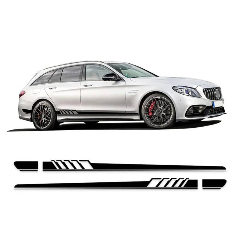 2 Stück Edition 1 Türseitenstreifen-Rockaufkleber, für M=ercedes B=ENZ GLC Klasse 2023 X254 C254 AMG GLC63 GLC300 GLC200 Coupé 2024 von GPFNMRSN