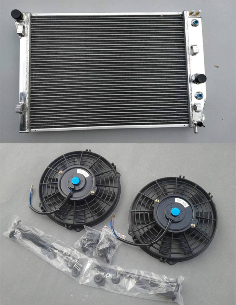 Heizkörper und Ventilator für Chevy Corvette Z06 C5 350 5,7L V8 1997-2004 Auto 56 mm von GPI Racing