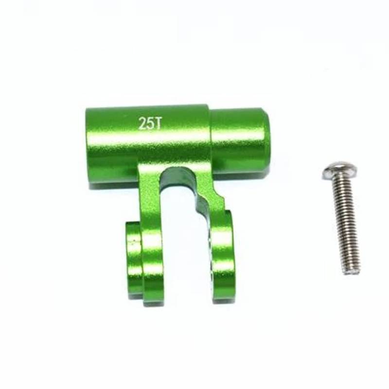 GPM ALUMINUM STANDARD 25T SERVO HORN-2PC SET Traxxas XMAXX 8S / green von GPM Racing