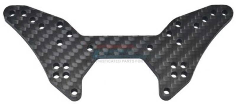 GPM CARBON FIBER REAR SHOCK TOWER -1PC SET ARRMA INFRACTION & LIMITLESS INKL. V2 ROLLER von GPM