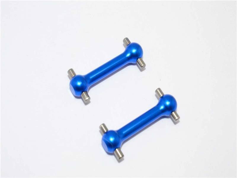 TT-01 Tuning Teile Aluminium Front/Rear Dog Bone (31mm) - 1Pr Blue von GPM