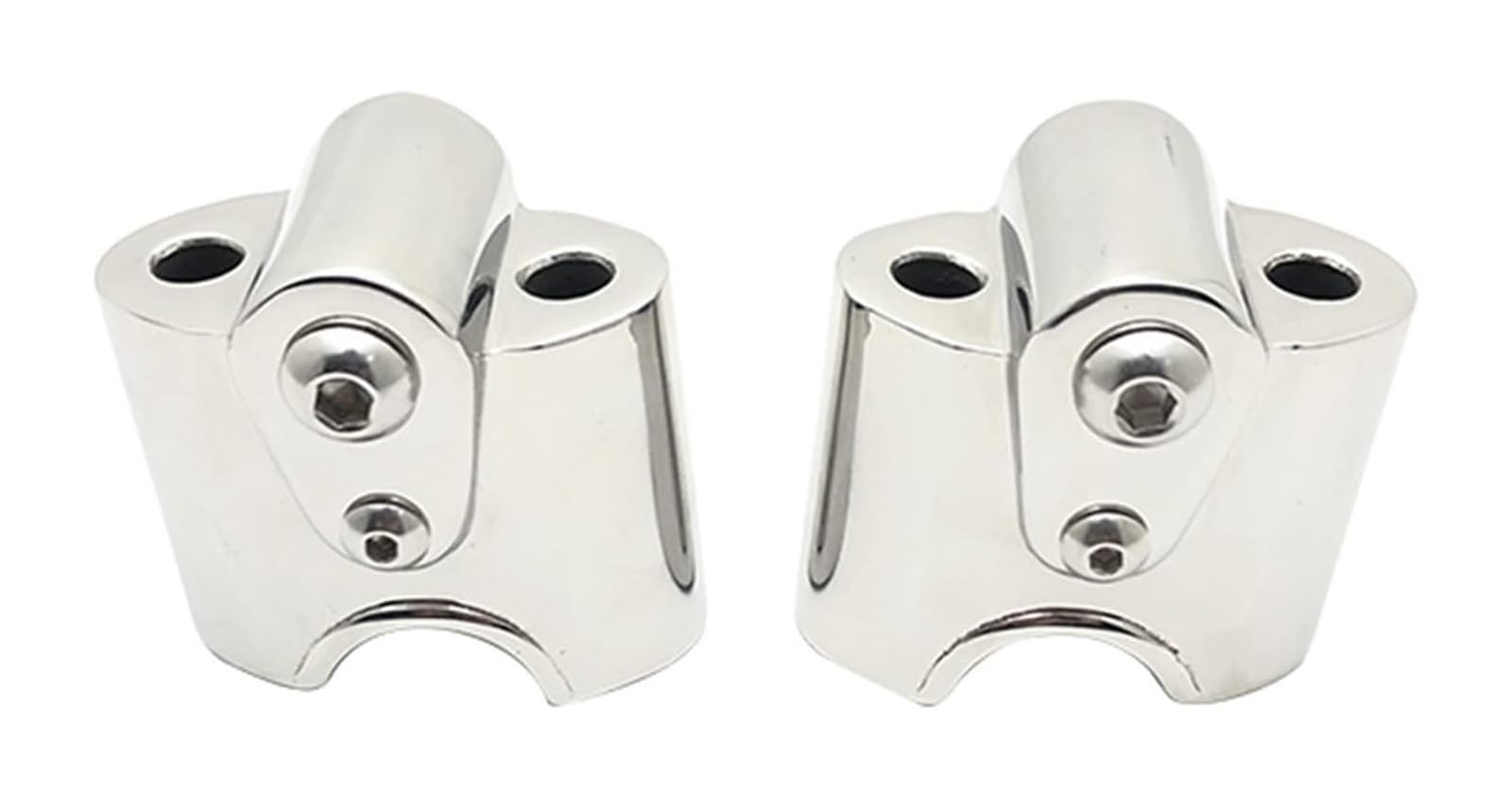 Lenkererhöhung Für B&MW Für R18 Für R 18 2020-2022 Motorrad Chrom Aluminium Lenker Riser Bar Montieren Griff Klemme Montage Lift Clamp Adapter Motorrad Lenker Riser von GPNPCFMFVK