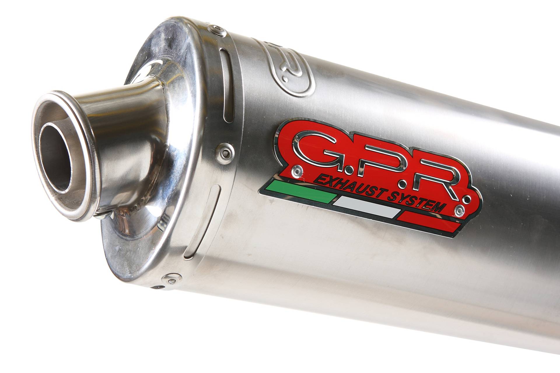 GPR Auspuff GSX-R 600 2001/05 Terminal zugelassen mit Schraubanschluss (Flansch) Serie Titanium Oval von GPR