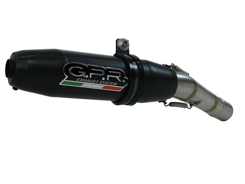 GPR Auspuff Triumph Speed Triple 1998/01 hoch Terminal zugelassen mit Deeptone schwarz von GPR EXHAUST SYSTEM