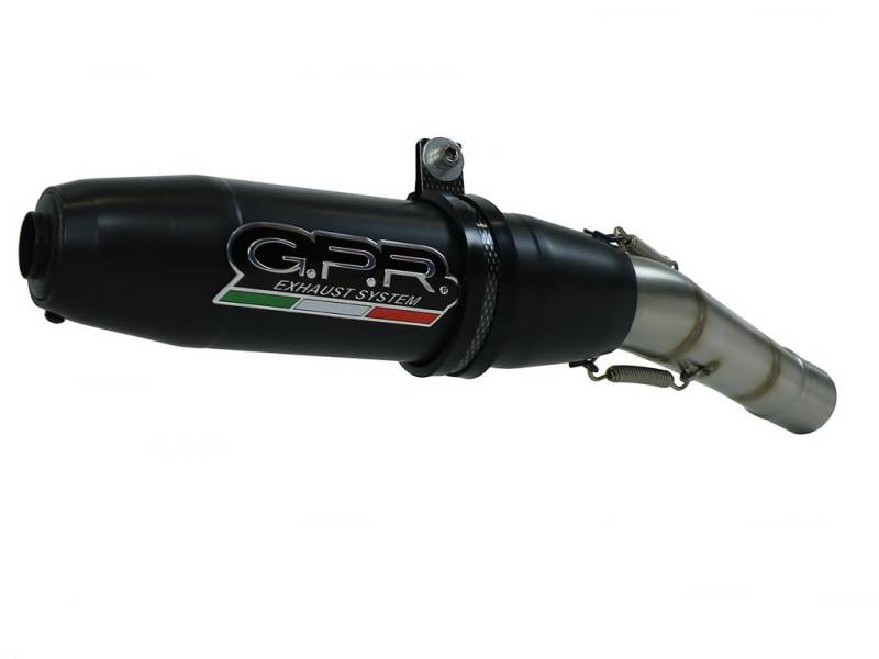 GPR Exhaust System, Auspuff - Y.69.DENE E-geprüft Yamaha FZ6 600-Fazer S1-S2 2004/13 Deeptone Schwarz von GPR EXHAUST SYSTEM