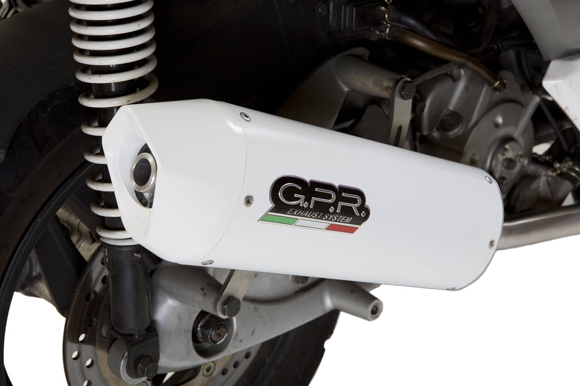 GPR Auspuff für Derbi GP1 125 2002/07 Komplettanlage zugelassen und katalysiert für Scooter Serie Albus Ceramic von GPR EXHAUST SYSTEM