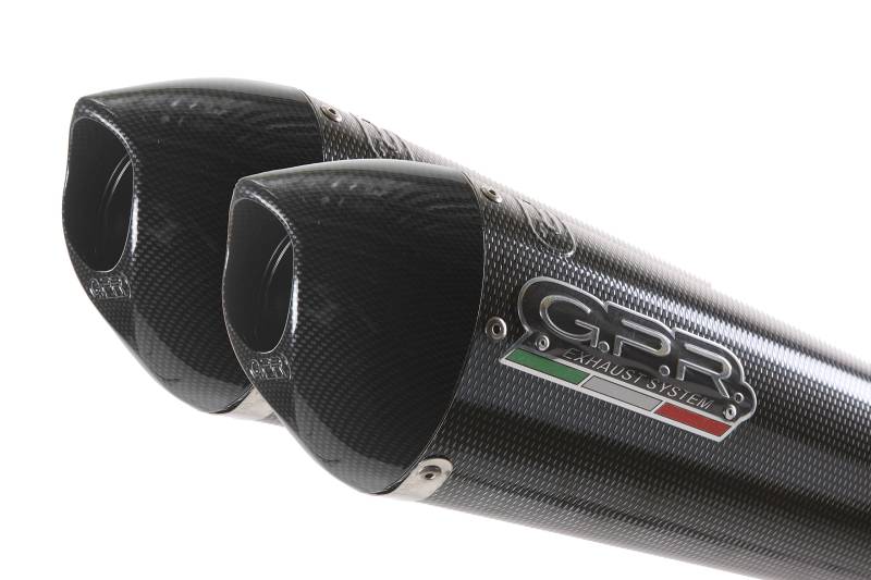 GPR Auspuff für Ducati ST2 1997 – 2003 Paar Terminals zugelassen mit Verbindungsstück hoch Serie der EVO Poppy von GPR EXHAUST SYSTEM