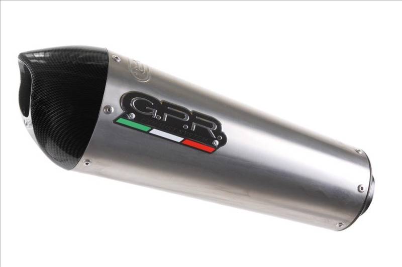 GPR Auspuff für Honda CBR 600 F – Sport 2001/07 mit Sonde Terminal zugelassen und katalysiert mit Spezialanschluss Serie der EVO Titanium von GPR