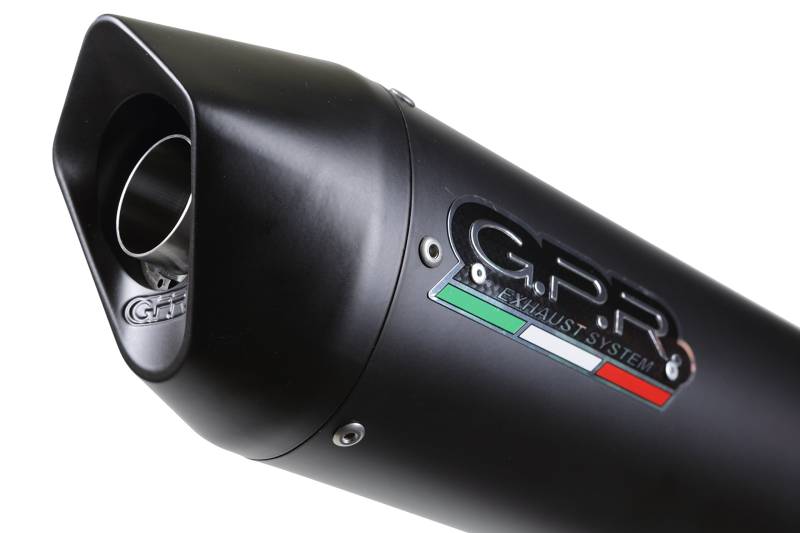 GPR Auspuff für Yamaha YBR 125 I.E. 2005/16 Anlage komplett geprüft und katalysiert Serie Furore schwarz von GPR EXHAUST SYSTEM