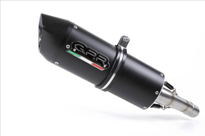 GPR Exhaust System, Auspuff – Komplettanlage mit Zulassung Furore Schwarz, CRF 450R-E 2006/08 von GPR Italia