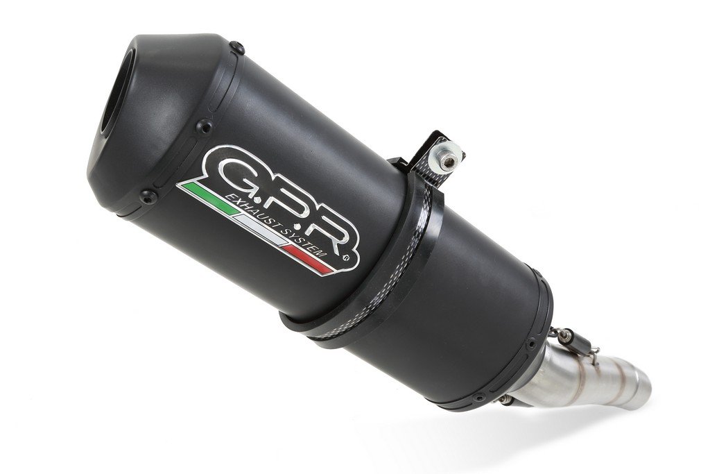 GPR Exhaust System Auspuff Komplettanlage Zugelassen und Katalysator für Scooter, Gusseisen, Kawasaki Ninja 300 R 2012/16 von GPR Italia