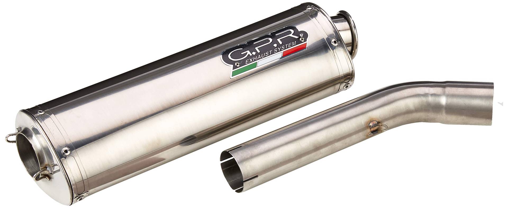 GPR Italia 1 GPR Exhaust Systems kompatibel mit BMW.94.Tri kompatibel mit BMW F 850 GS Adventure 2018/19 Auspuffanlage, genehmigt mit TRIOVAL-Anschluss, Edelstahl von GPR