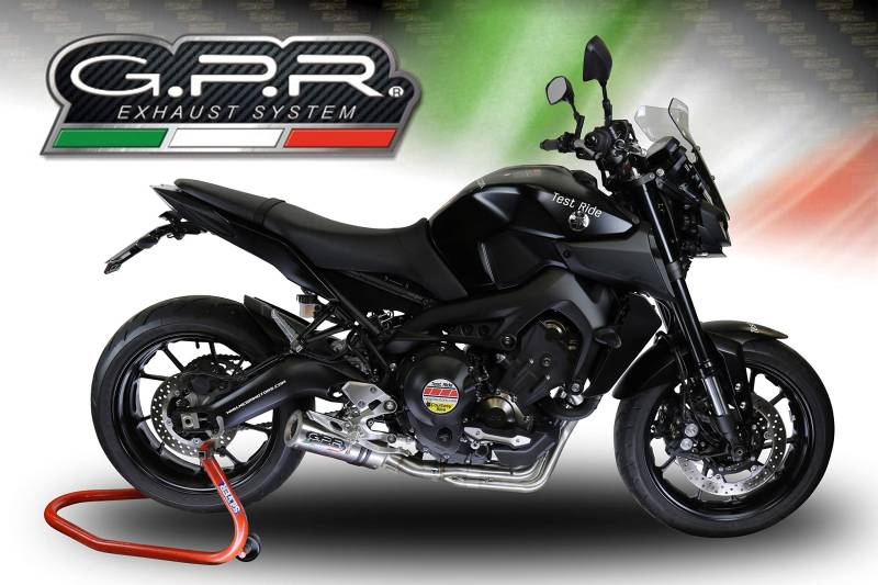 GPR Italia CO.Y.195.M3.TN genehmigt Rumore + Racing Yamaha Mt-09 / Fz-09 2017/18 M3 Titanium Natural von GPR