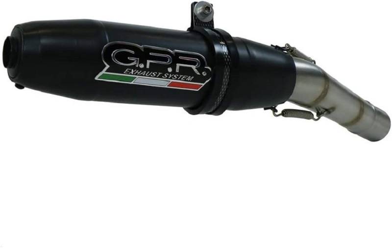 GPR Auspuff KAWASAKI ER 6 N – F 2012/14 Komplettanlage zugelassen und katalysiert Deeptone schwarz von GPR