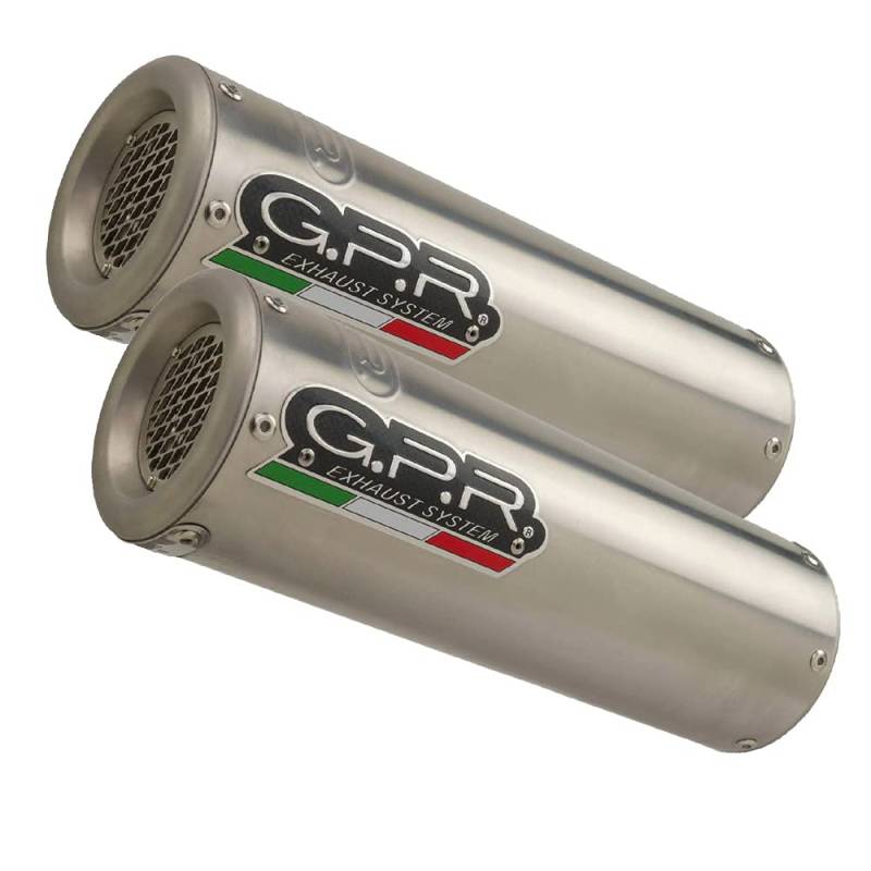 GPR Italia Y.148.M3.TN Paar Zugelassen mit Yamaha Yzf 1000 R1 2009/14 M3 Titanium Natural von GPR Italia