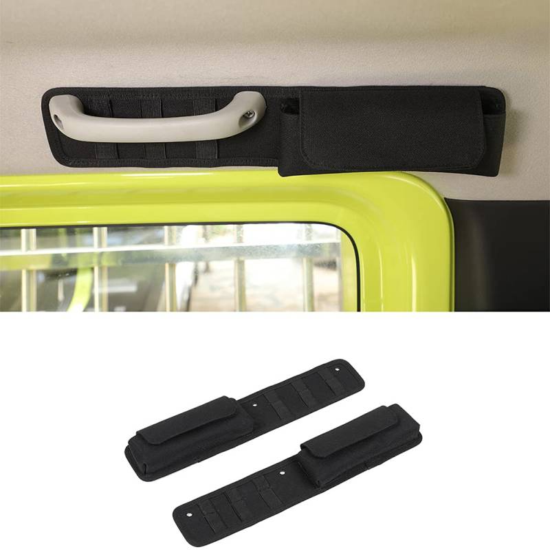 Auto Dach Haltegriff Aufbewahrungstasche für Suzuki Jimny 2019-2024, Haltegriff Bar Storage Box von GQDGCU