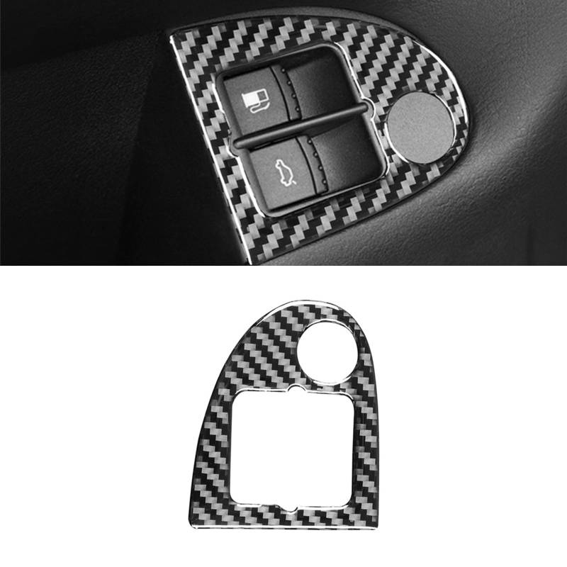 Carbonfaser Interior Schutz Abdeckung, Inner Sticker Ästhetische Dekoration für für VW GOLF 4 1999-2004, Auto Trim Tuning Accessoires (Schalter Kofferraum) von GQDGCU