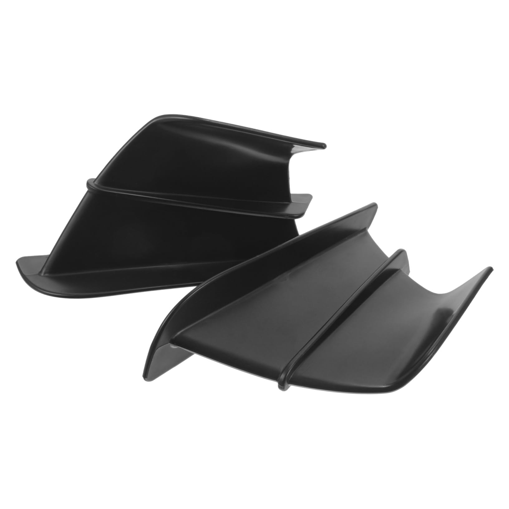 GRADENEVE 1 Paar Seitenwindmesser Professionelle Front Winglet Verkleidung Winglet Dekorative Verkleidung Winglet Styling Spoiler Wing Winglet Spoiler Wing von GRADENEVE