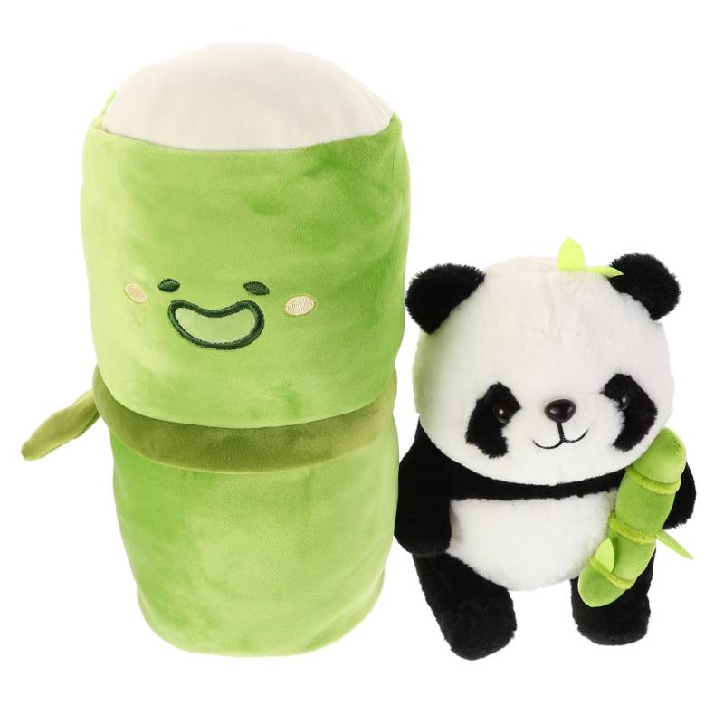 GRADENEVE 1 Set Panda Puppen Ornamente Für Mädchen Kissen Pandas Stofftiere Für Stofftiere Für Kissen Gefüllte Panda Plüschtiere von GRADENEVE