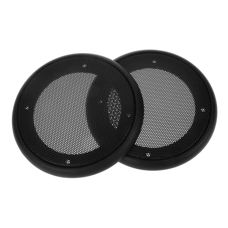 GRADENEVE 2 Stück 4 Car-audio-gitter Lautsprecherschutzabdeckung Lautsprechergittergitter Subwoofer-netz Auto-subwoofer-grill Lautsprechergitternetz Lautsprecher-schallwände Plastik Black von GRADENEVE