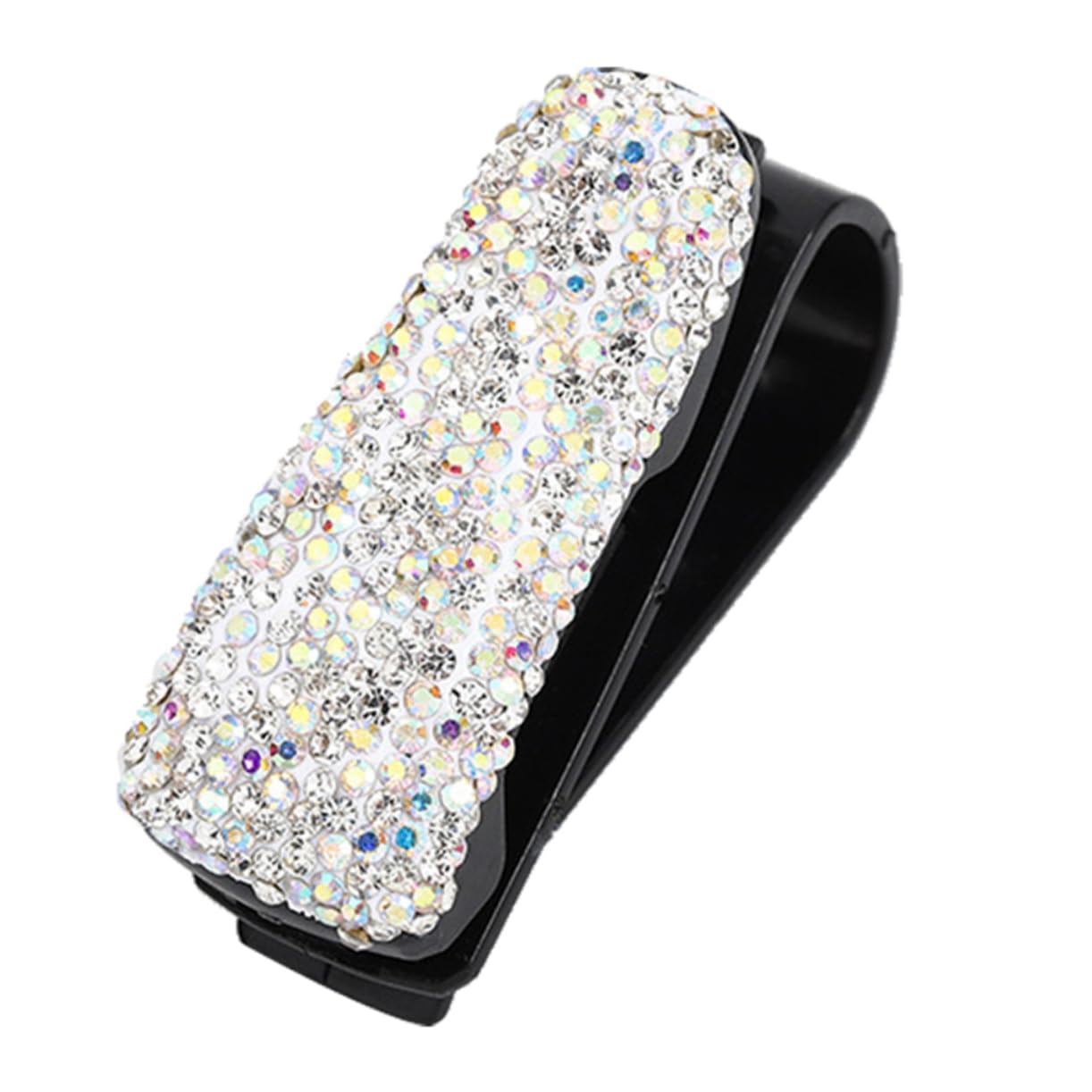 GRADENEVE 2 Stück Auto Brillenhalter Für Sonnenblende Eleganter Diamant Design Sonnenbrillen Clip Praktischer Aufbewahrungshalter Für Brillen Und Tickets Universell Einsetzbar Für Alle von GRADENEVE