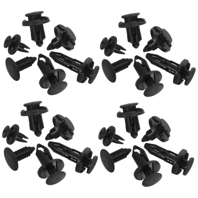 GRADENEVE 200 Stück Kotflügel Clip Stoßstangen Auto Clips Für Stoßstange Autoteile Für Clips Auto Push Halteklammern Stoßstangen Clips Stoßstangen Halteklammern Auto Clips von GRADENEVE