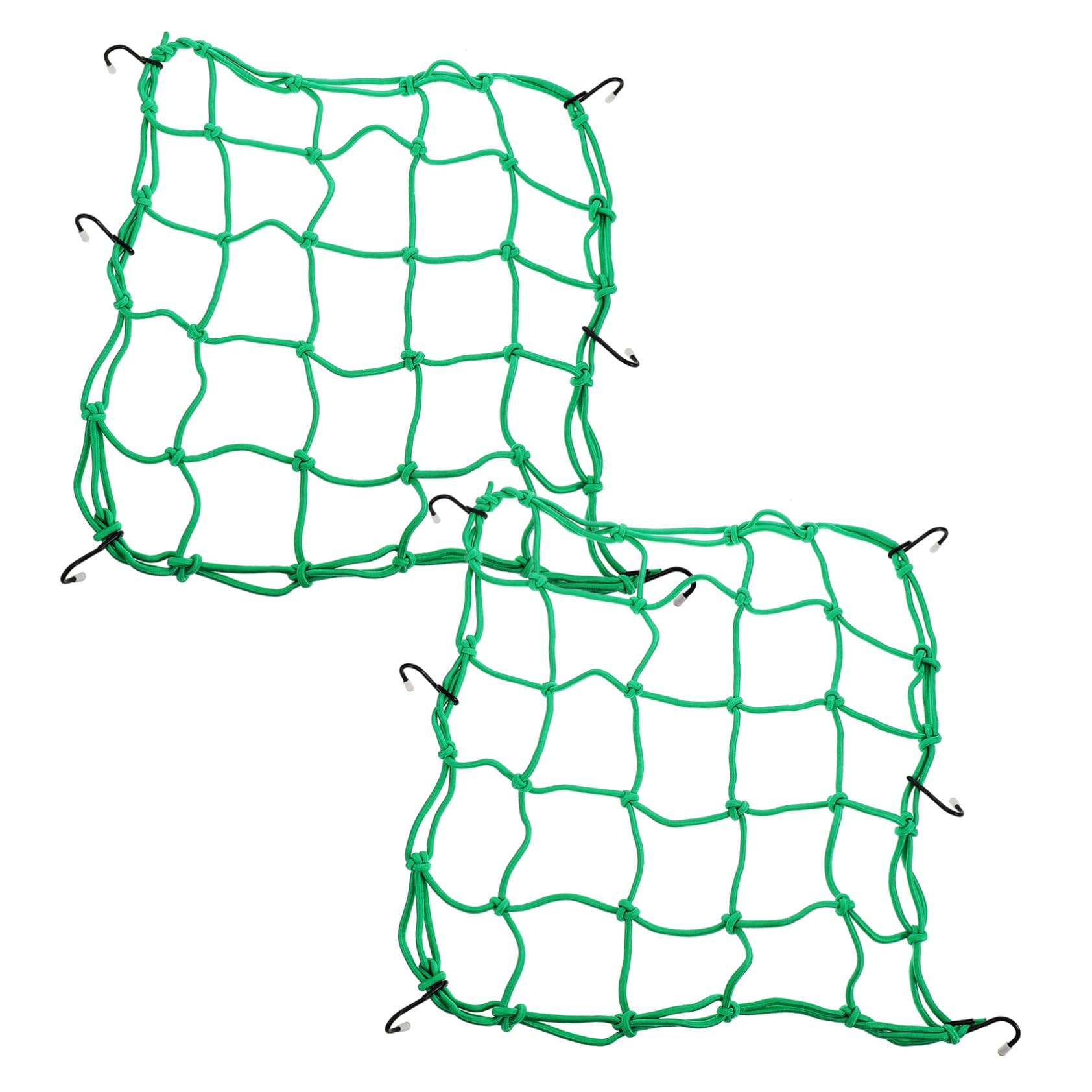 GRADENEVE 2st Netztasche Für Motorradhelm Kleines Frachtnetz Bungee-Netz Ladungsnetz Bungee-frachtnetz Gepäcknetz Für Frachtnetz Klein Motorradnetz Green Geschoss Seil von GRADENEVE