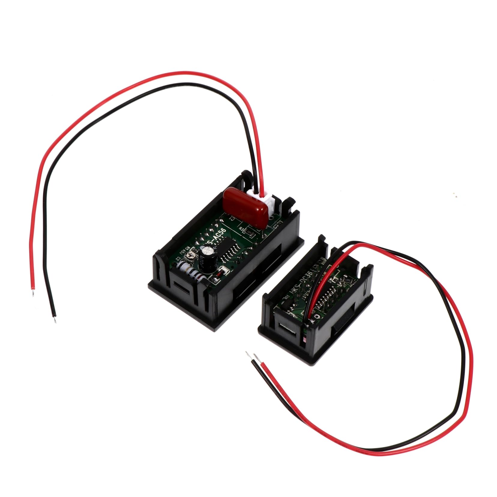 GRADENEVE 2st Voltmeter Tester Für Digitale Multimeter Auto Spannungsmesser Batterietester Automobil Batterie Monitor Autobatterietester Spannungsmesser Für Motorradbatterie Plastik von GRADENEVE