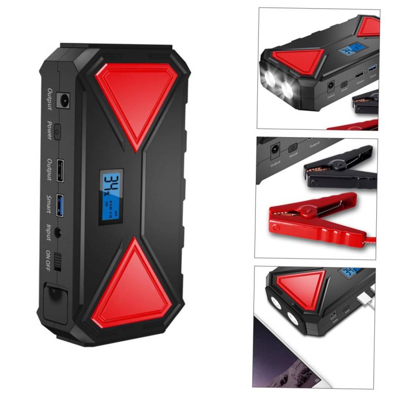 GRADENEVE Auto Notstarter Schnelllade Powerbank Fahrzeug Stromversorgung Motorbatterieladegerät Powerbank Fürs Auto Autobatterie Verwenden Fahrzeugmontierte Powerbank Abs Über Gummiöl von GRADENEVE