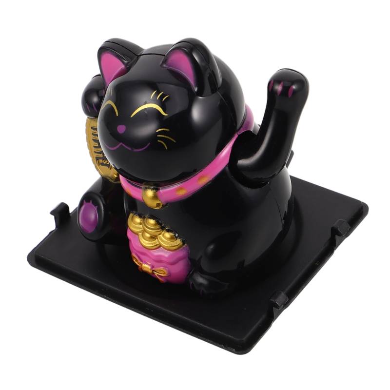 GRADENEVE Glückskatzen-autoschmuck Mini-glückskatzen Chinesische Winkende Katze Chinesische Katze Auto-schreibtischdekoration Autozubehör Süße Katzenstatue Winkende Glückskatze Abs von GRADENEVE