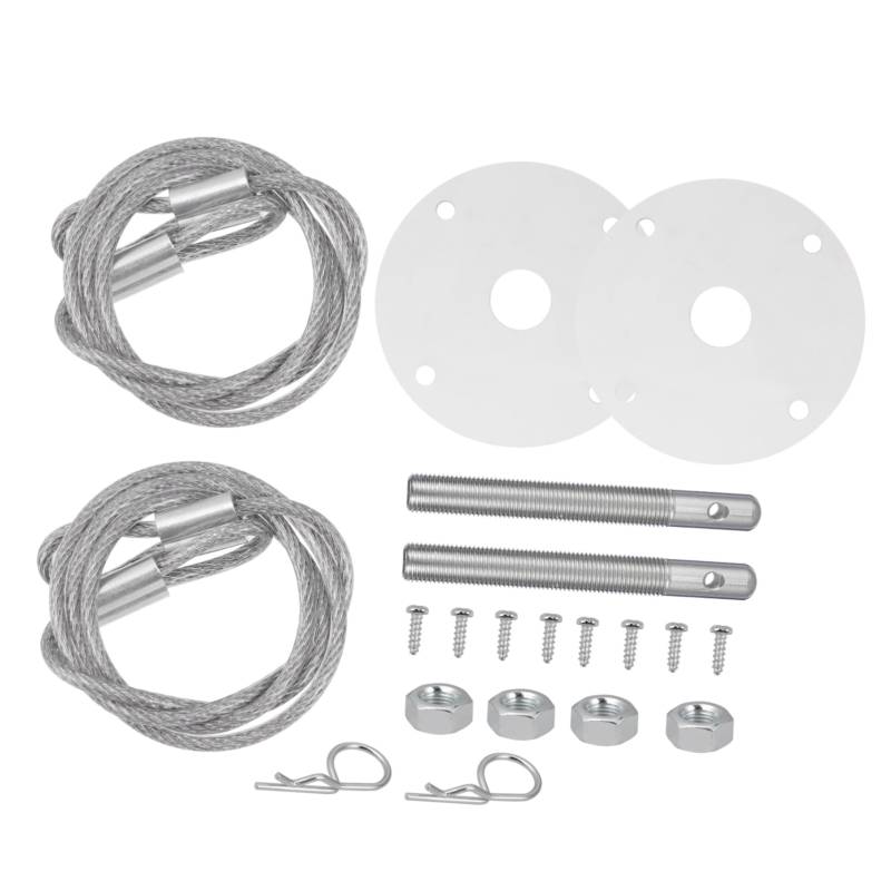 GRADENEVE Hakenstift Set Mit Zubehör Aus Aluminiumlegierung Rennhauben Pin Lock Kit Mit Steckschnalle Und Metallverschluss Für Sicheres Schließen Von Motorhauben Und Fahrzeugteilen von GRADENEVE