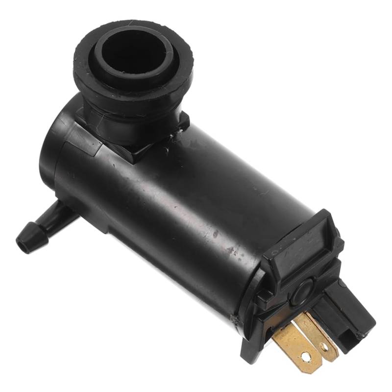 GRADENEVE Universeller Wasserstrahlmotor wasserpumpe Scheibenwischerschlauch Windschutzscheibenpumpe Scheibenwaschschlauch-Kit Waschwasserschlauch Windschutzscheibensprühdüse Plastik Black von GRADENEVE