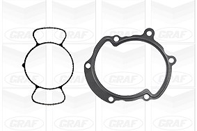 Graf Wasserpumpe, Motorkühlung [Hersteller-Nr. PA991] für Alfa Romeo, Buick, Cadillac, Chevrolet, Gmc, Opel, Saab, Suzuki, Vauxhall von GRAF