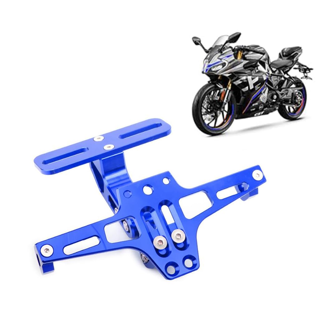 Motorrad Kennzeichenhalter Halterung für Yamaha Super Tenere 2013-2024, Einstellbarer Winkel Motorrad Kennzeichenhalterung Zubehör von GREB