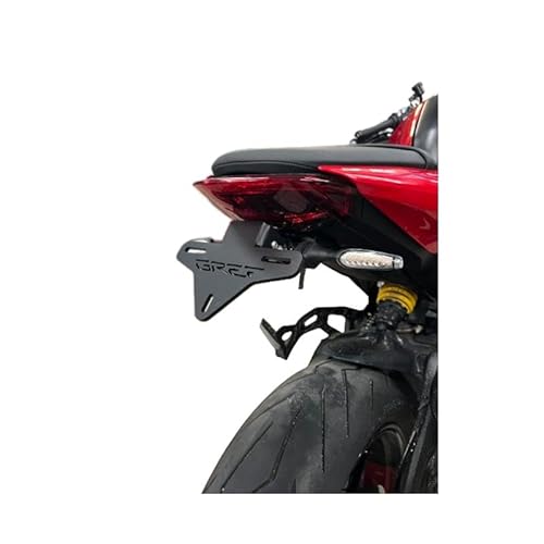 GREF Innovation Foldable License Plate Kompatibel mit/Ersatz für Ducati Monster 950 von GREF