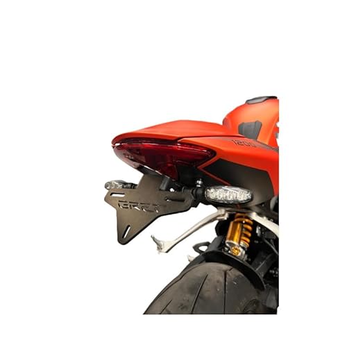 GREF Innovation Foldable License Plate Kompatibel mit/Ersatz für Triumph Speed Triple 1200 RS von GREF