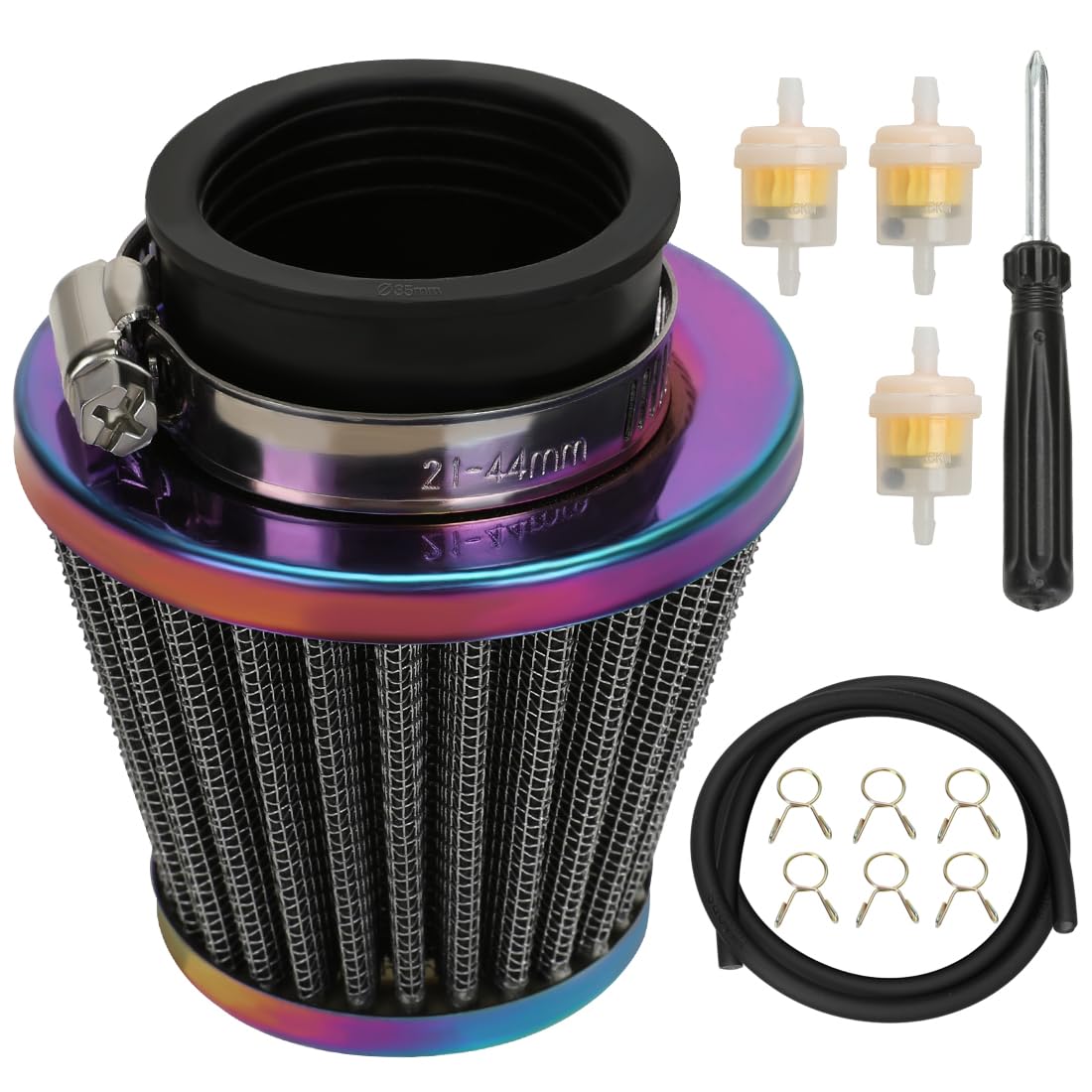 GREHUA 35 mm Luftfilter für SSR 110cc 125cc 50cc 90cc XR50 CRF50 CRF70 Baja DR70 TTR90 TTR125 PW80 KLX110 Motovox MVX70 MVX110 TaoTao DB14 Apollo Coolster Moped Pit Dirt Bike ATV Scooter Bunt Teile von GREHUA