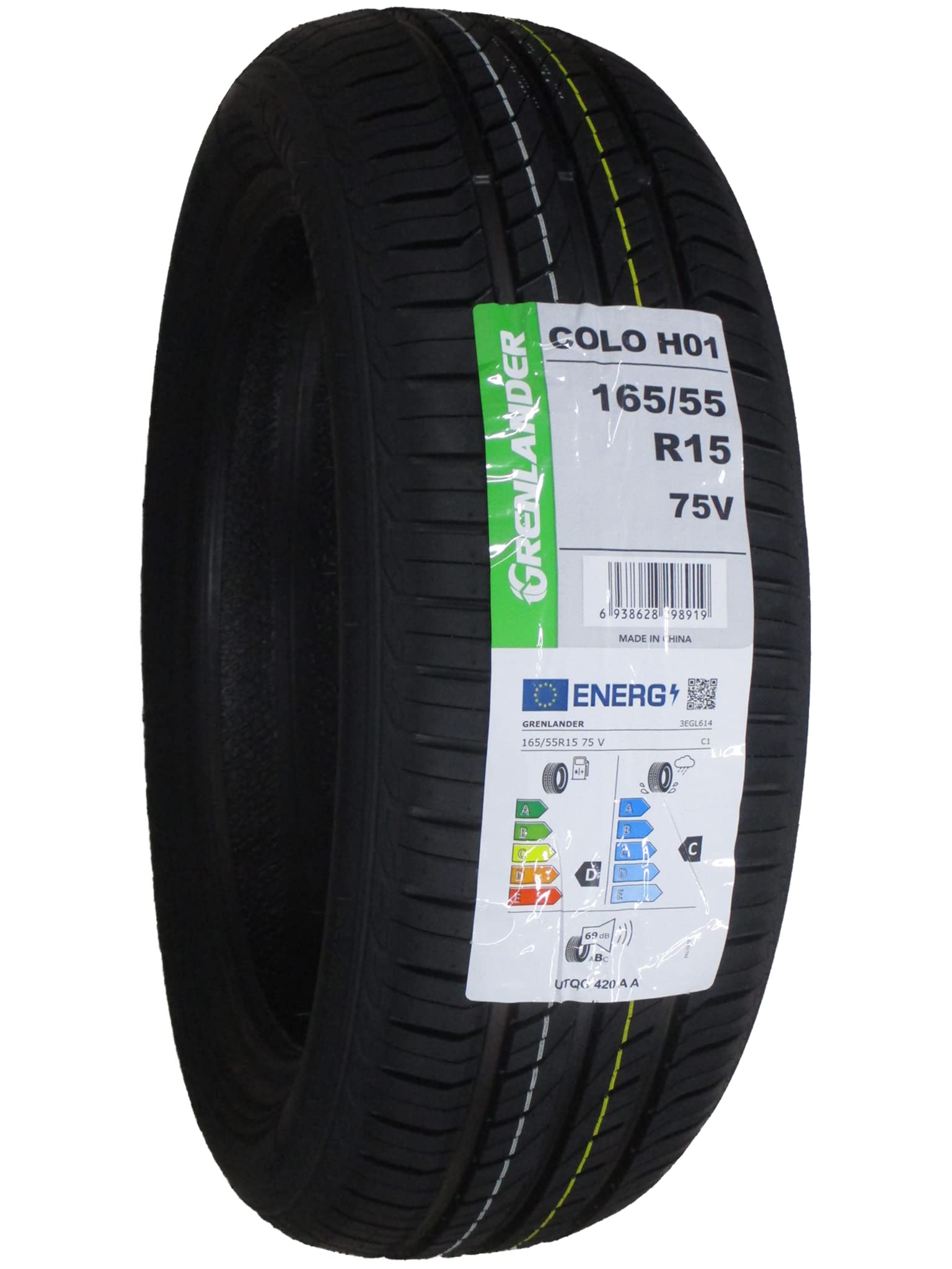 GRENLANDER Sommerreifen 165/55 R 15 TL 75V COLO H01 BSW von GRENLANDER