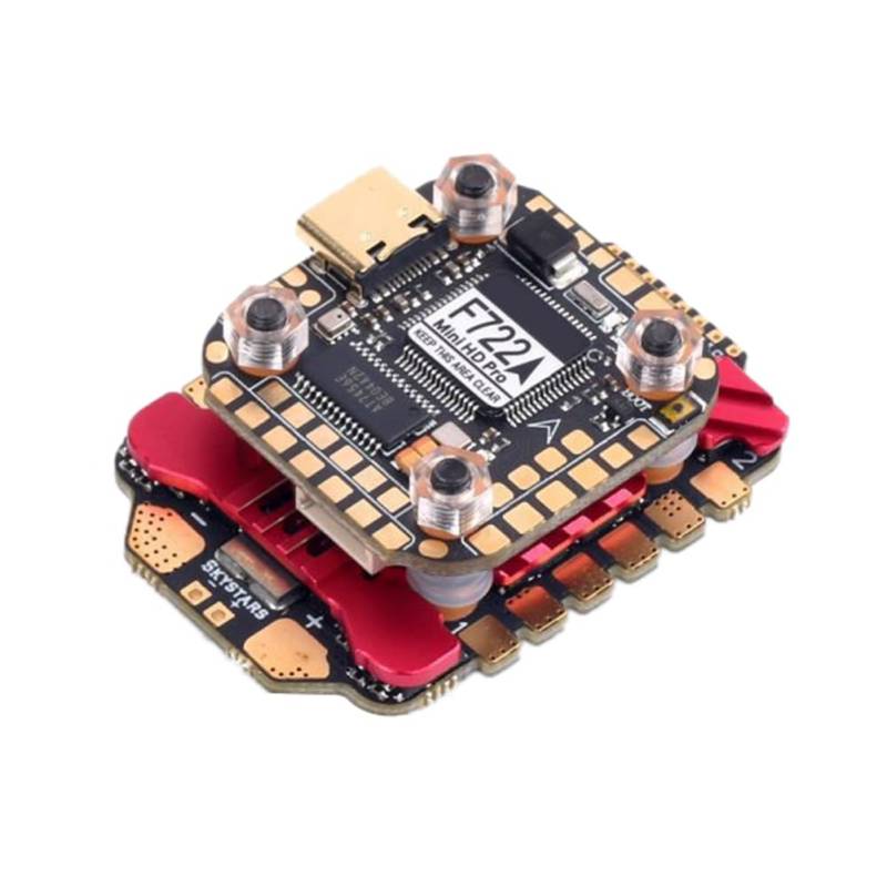 GREOHNMPAW F722 Mini Stack Flugsteuerung AM32 55A 4IN1 ESC 20x20 3-6S mit Integriertem OSD für FPV Freestyle Drone Teile von GREOHNMPAW