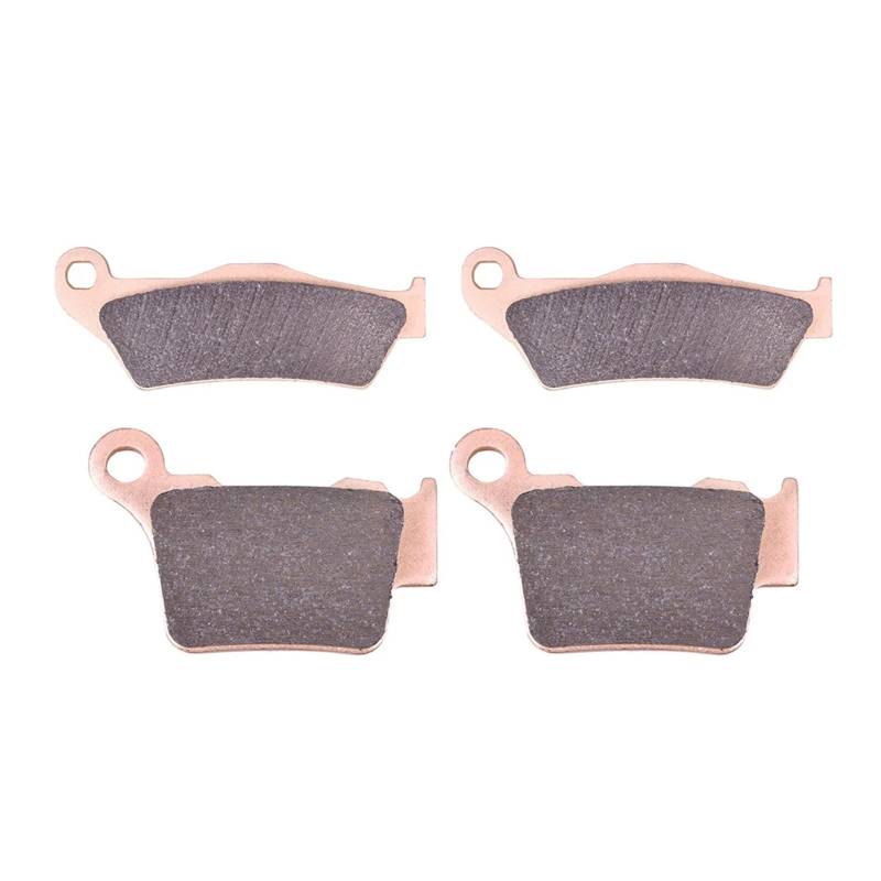 Motorrad Vorne Hinten Bremsbeläge Kit for TE300 WR300 TE310 FC350 FE350 TC449 TE449 FC450 FE450 TC450 TE450 TE 300 450(Copper Based) von GRESFGT