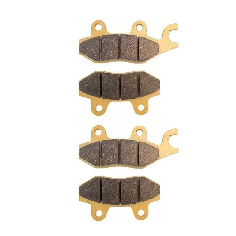 Motorrad Zubehör Vorne Links Bremsbeläge Disc Tabletten for Caffe Nero 250 2008-2014 2009 2010 2011 2012 2013(2pairs) von GRESFGT