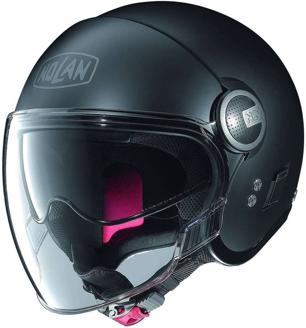 Nolan unisex-adult Nolan Jeth Motorrad Helm, Schwarz, M (57/58) EU von GREX