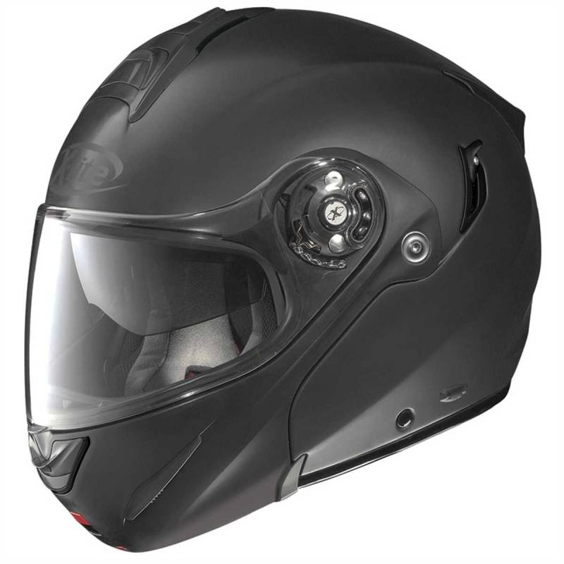 X-lite X 1003 Elegance N- Com Klapphelm, Farbe matt-schwarz, Größe S (55/56) von GREX