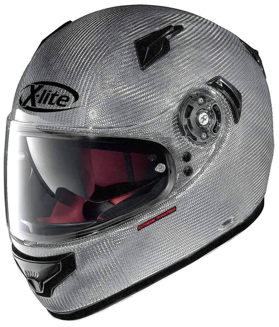 X-lite X-661TT Puro Extreme Titantech Integralhelm Motorrad Verbundfaser n-com - Titan Größe L von GREX