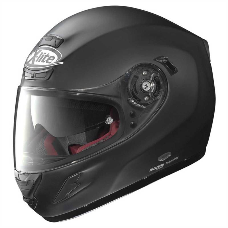 X-lite X 702 GT Start N- Com Integralhelm, Farbe matt-schwarz, Größe XS (53/54) von GREX