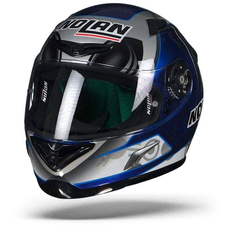 X-lite X-802RR Replica E.BASTIANINI Integralhelm Motorrad Verbundfaser - Cayman blau Größe L von GREX