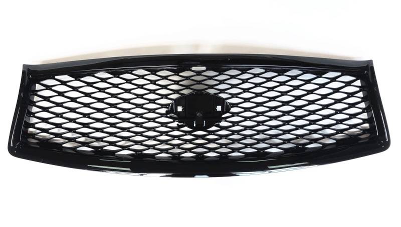 Front Grill Racing Grill Für Infiniti Q50 Q50S 2014-2017 Alle Modelle Frontgrill Ersatz Auto Obere Stoßstange Haube Mesh Grid Kit Auto Front Gril von GRFIT