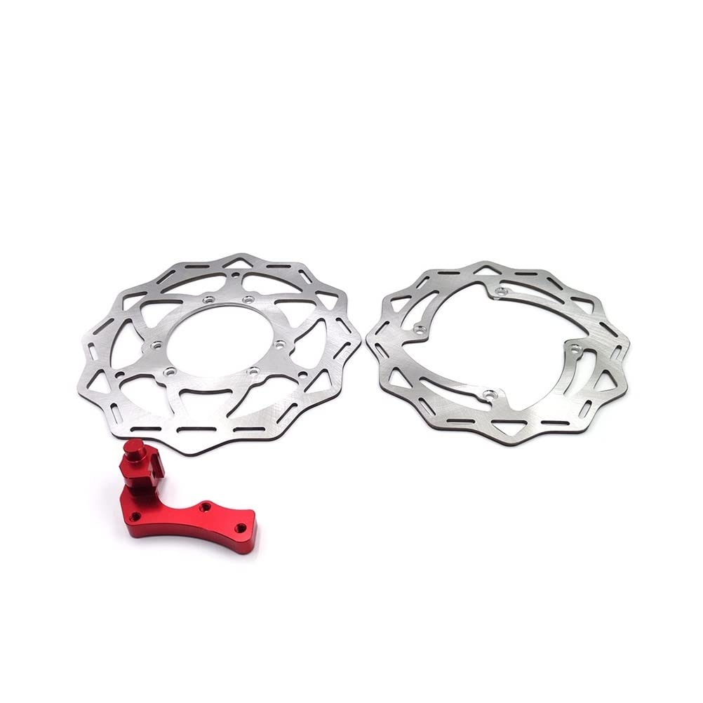 Motorrad Scheibenbremse Motorrad Vorder- und Hinterbremsscheibe 270 Mm 240 Mm Set für CR125 CR125 CRF250R CRF250X CRF450R CRF450RX CRF450X Scheibenrotor (Farbe : Full Set) von GRFIT