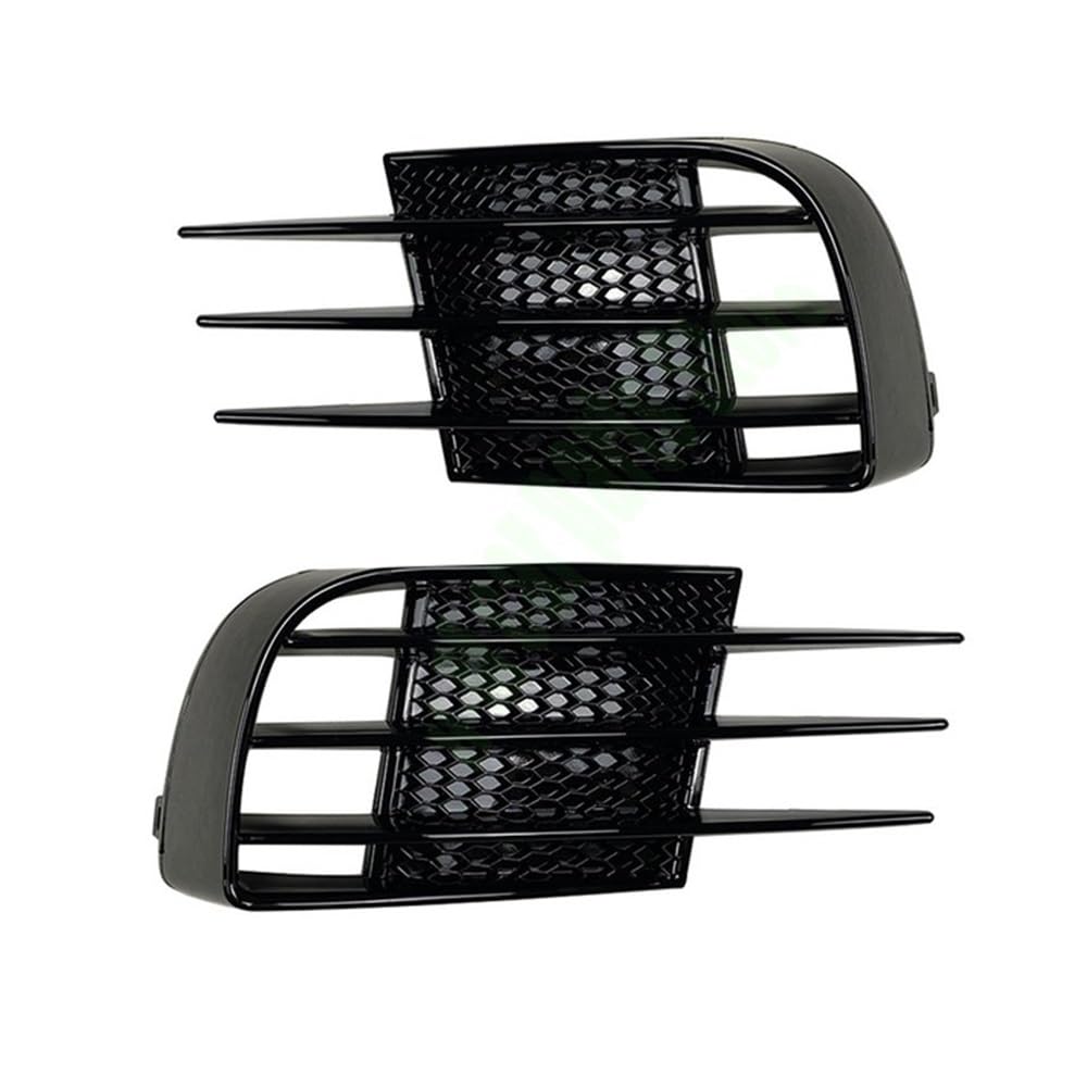 Nebelscheinwerfer-Schutzgitter für Nebelscheinwerfer, Front-Nebelscheinwerfer, Kühlergrill, Blende, Augenbrauen, Augen, Windmesser, Blende, ABS, für Golf 6 MK6 GTI GTD 2008–13 von GRFIT